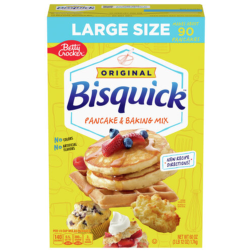 Bisquick Pancake & Baking Mix, Original, Large Size