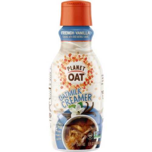 Planet Oat Oatmilk Creamer, Dairy Free, French Vanilla