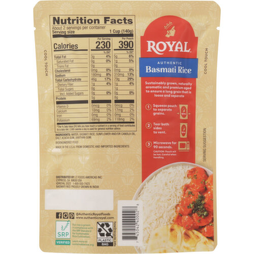 Royal Rice, Authentic, Basmati