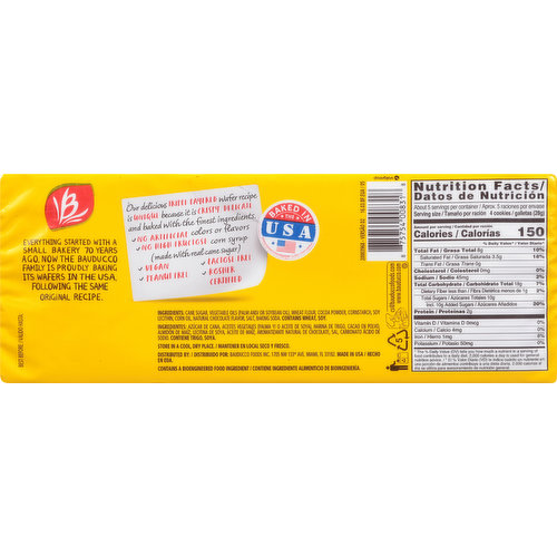 Bauducco Wafer, Chocolate