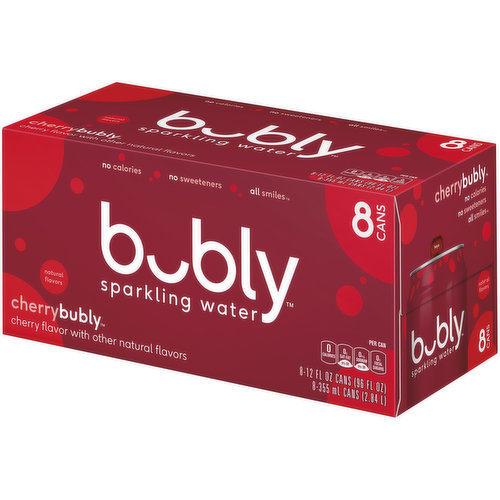 Bubly Sparkling Water Cherry