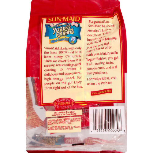 Sun Maid Vanilla Yogurt Flavored Raisins
