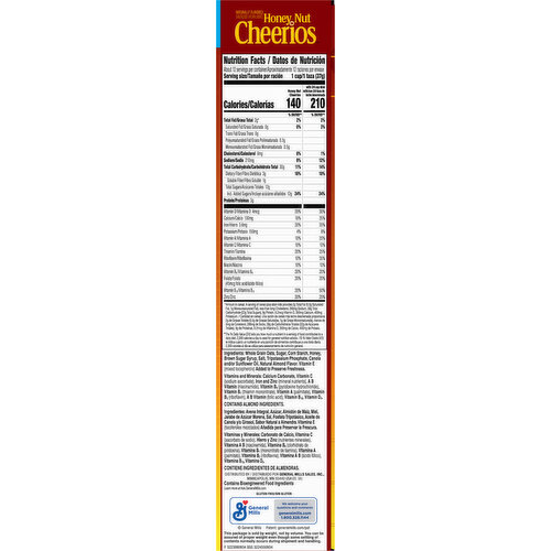 Cheerios Honey Nut Cereal Large Size