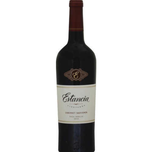 Estancia Cabernet Sauvignon, Paso Robles, 2015