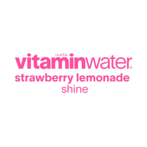 vitaminwater  Sugar Shine, Electrolyte Enhanced Water W/ Vitamins, Strawberry Lemonade Drink
