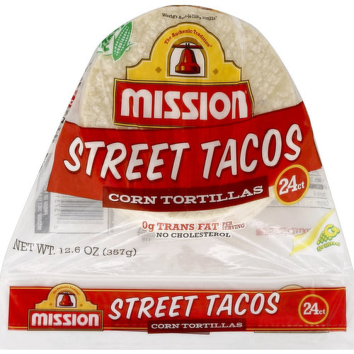 Mission Tortillas, Corn, Gluten Free, Street Tacos