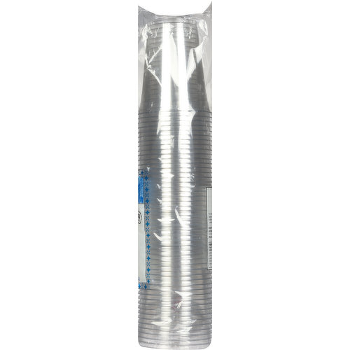 First Street Cups, Clear Plastic, 16 Ounce