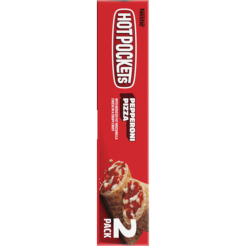 Hot Pockets Sandwiches, Crispy Crust, Pepperoni Pizza, 2 Pack