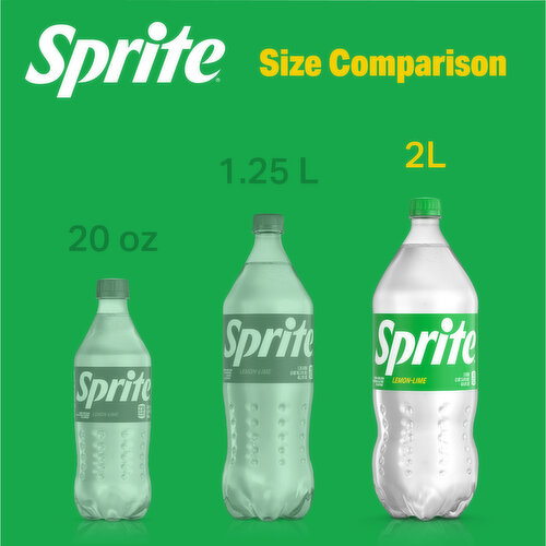 Sprite Lemon Lime Soda Soft Drink 2 L