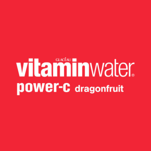 vitaminwater Power-C Dragonfruit Nutrient Enhanced Flavored Water Beverage Bottles
