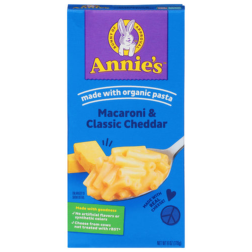 Annie's Macaroni & Classic Cheddar