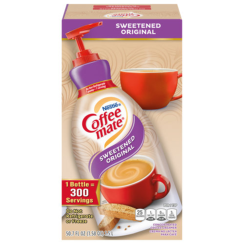 Coffee-Mate Coffee Creamer, Concentrated, Sweetened Original