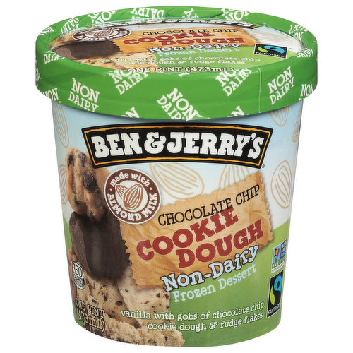 Ben & Jerry's Frozen Dessert, Non-Dairy, Chocolate Chip Cookie Dough