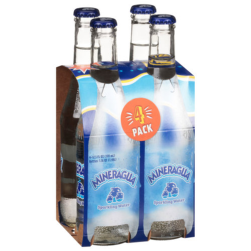 Mineragua Sparkling Water, 4 Pack