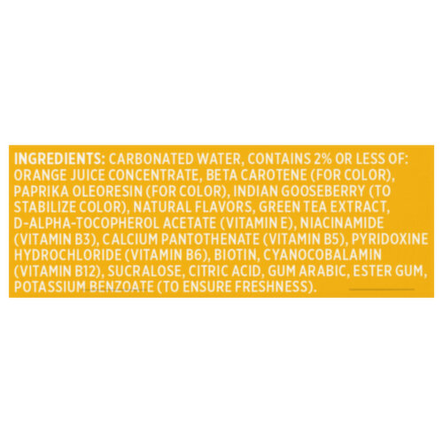 Sparkling Ice Zero Sugar Mandarin Mini Sparkling Water