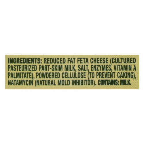 Athenos Traditional Reduced Fat Feta Cheese Crumbles