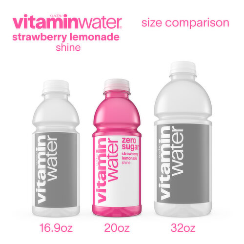 vitaminwater  Sugar Shine, Electrolyte Enhanced Water W/ Vitamins, Strawberry Lemonade Drink