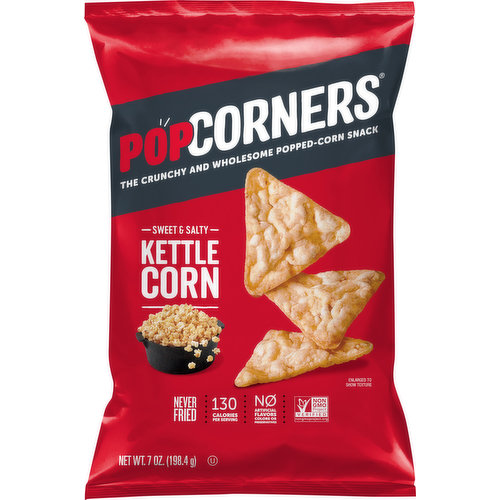 PopCorners Popped-Corn Snacks, Kettle Corn, Sweet & Salty