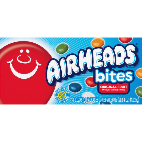 AirHeads Candy, Original Fruit, Bites