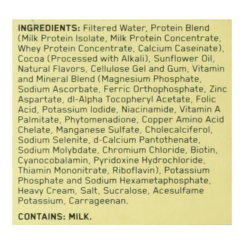 Optimum Nutrition Protein Shake, Chocolate