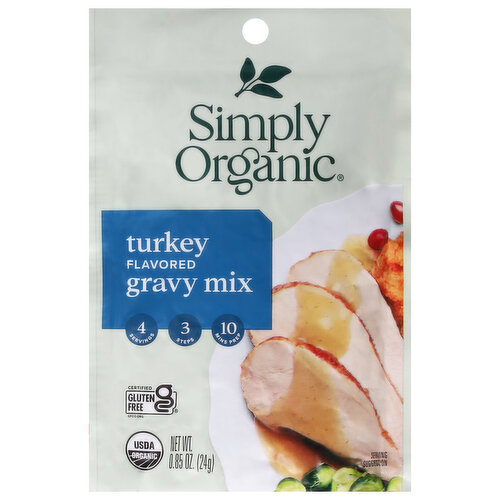 Simply Organic Gravy Mix, Turkey Flavored