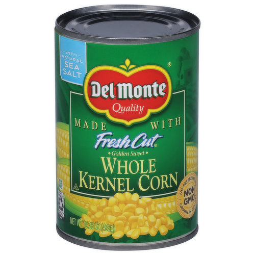 Del Monte Kernel Corn, Whole, Golden Sweet, Fresh Cut