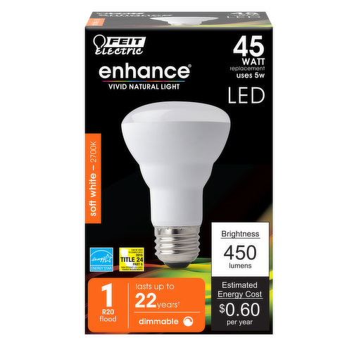 R20 45W Eq Soft White Dimmable LED