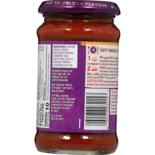 Patak's Marinade Paste, Tandoori, Mild