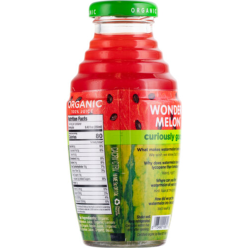 Wonder Melon Organic Cold Pressed Watermelon Cucumber Basil Juice