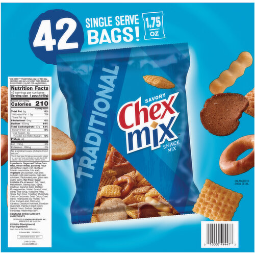 Chex Mix Savory Traditional Snack Mix