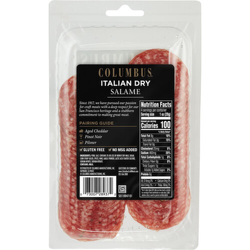 Columbus Italian Dry Salame