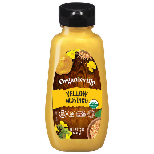 Organicville Mustard, Yellow