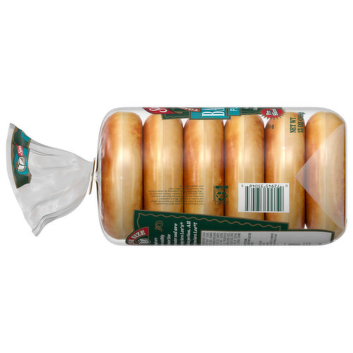 Sara Lee Plain Pre-sliced Bagels, 6 count, 13 oz