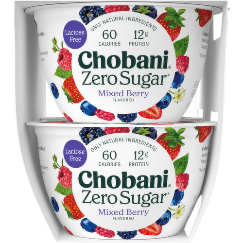 Chobani yogurt mixed berry, Zero Sugar,Greek,Nonfat