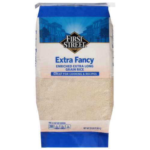 First Street Rice, Extra Fancy, Extra Long Grain