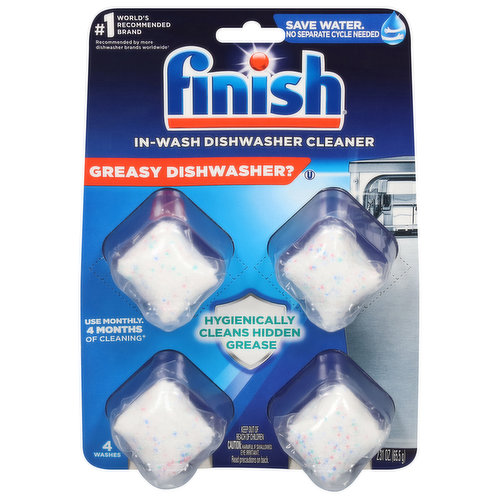 Finish Dishwasher Cleaner, In-Wash