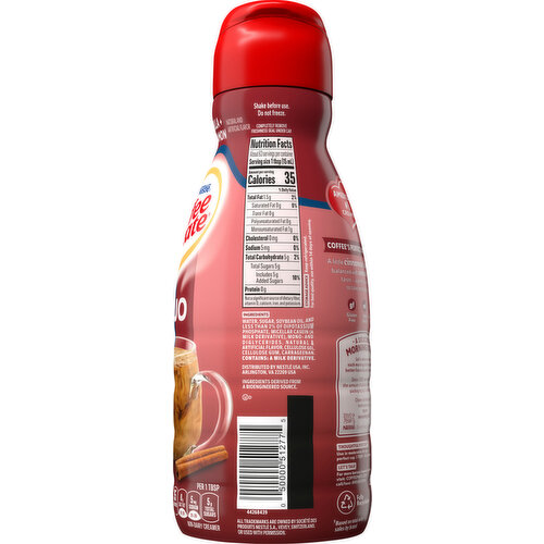 Coffee-Mate Creamer, Non-Dairy, Vanilla + Cinnamon, Duo
