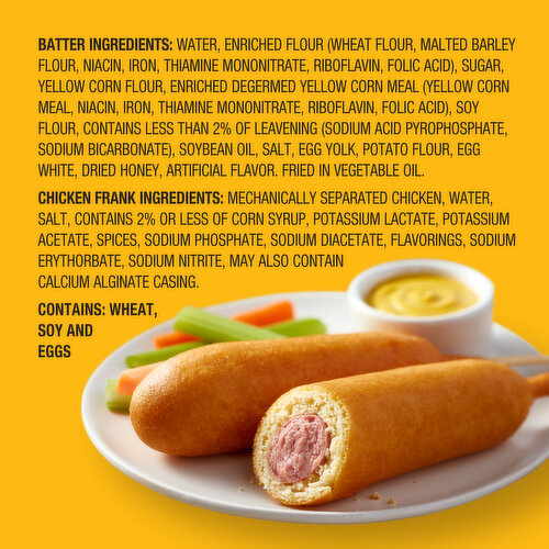 Foster Farms Honey Crunchy Jumbo Corn Dogs, Frozen Image 5 of 11