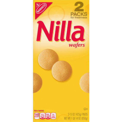 Nilla Wafers, 2 Packs