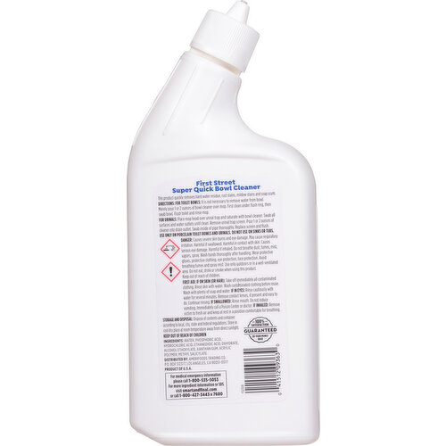 First Street Bowl Cleaner, Commercial Grade