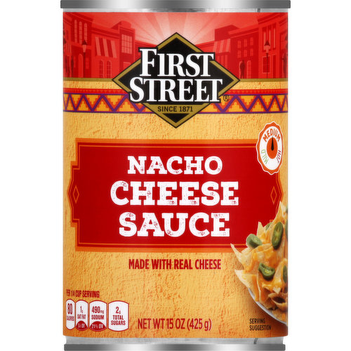 First Street Sauce, Nacho Cheese, Medium