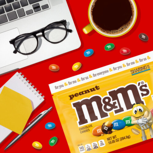 M&M'S Peanut Milk Chocolate Candy Bag