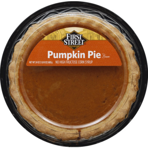 First Street Pie, Pumpkin, 8 Inches