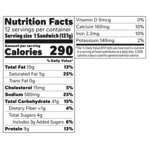 Hot Pockets Croissant Crust Hickory Ham & Cheddar Sandwiches