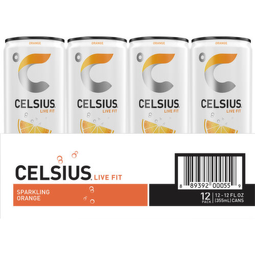 Celsius Sparkling Orange Energy Drink