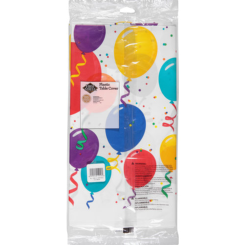 First Street Table Cover, Plastic, All Family Birthday