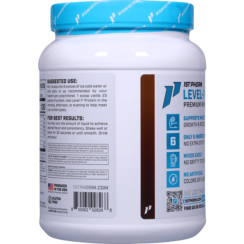1st Phorm Premium Milk Chocolate Whey Protein