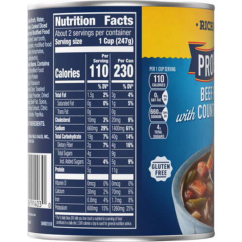 Progresso Beef Pot Roast with Country Vegetables Soup