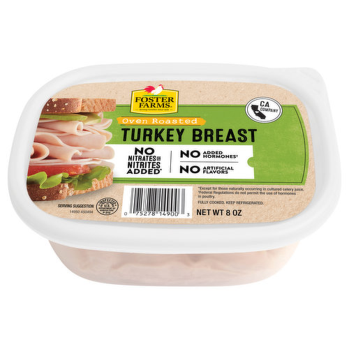 Foster Farms Turkey Breast, Oven Roasted
