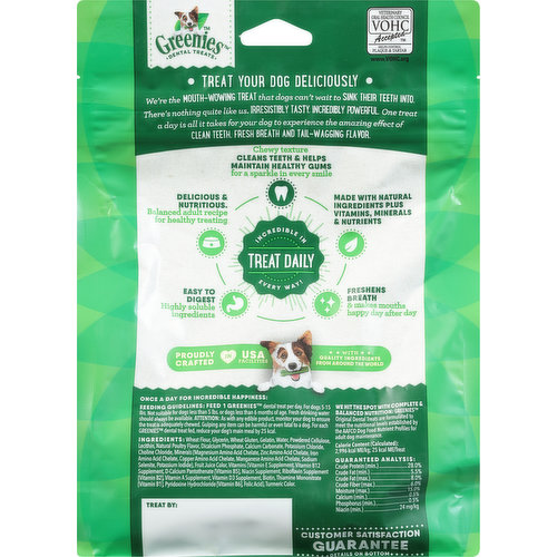 Greenies Daily Dog Treats, Original, Teenie